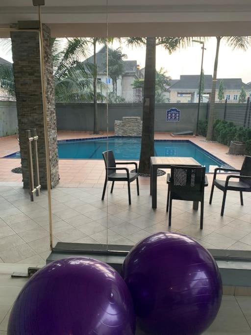 Serviced 3 Bedroom Rental With Pool And Gym Port Harcourt Eksteriør bilde